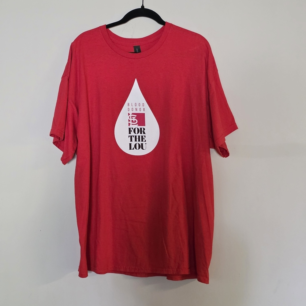 American Red Cross x St. Louis Cardinals Blood Donor "For The Lou" t-shirt